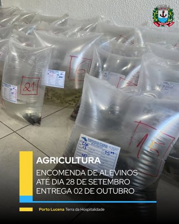 ENCOMENDAS DE ALEVINOS