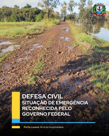 SITUA&Ccedil;&Atilde;O DE EMERG&Ecirc;NCIA RECONHECIDA PELO GOVERNO FEDERAL