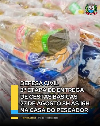 3&ordf; ENTREGA CESTAS B&Aacute;SICAS