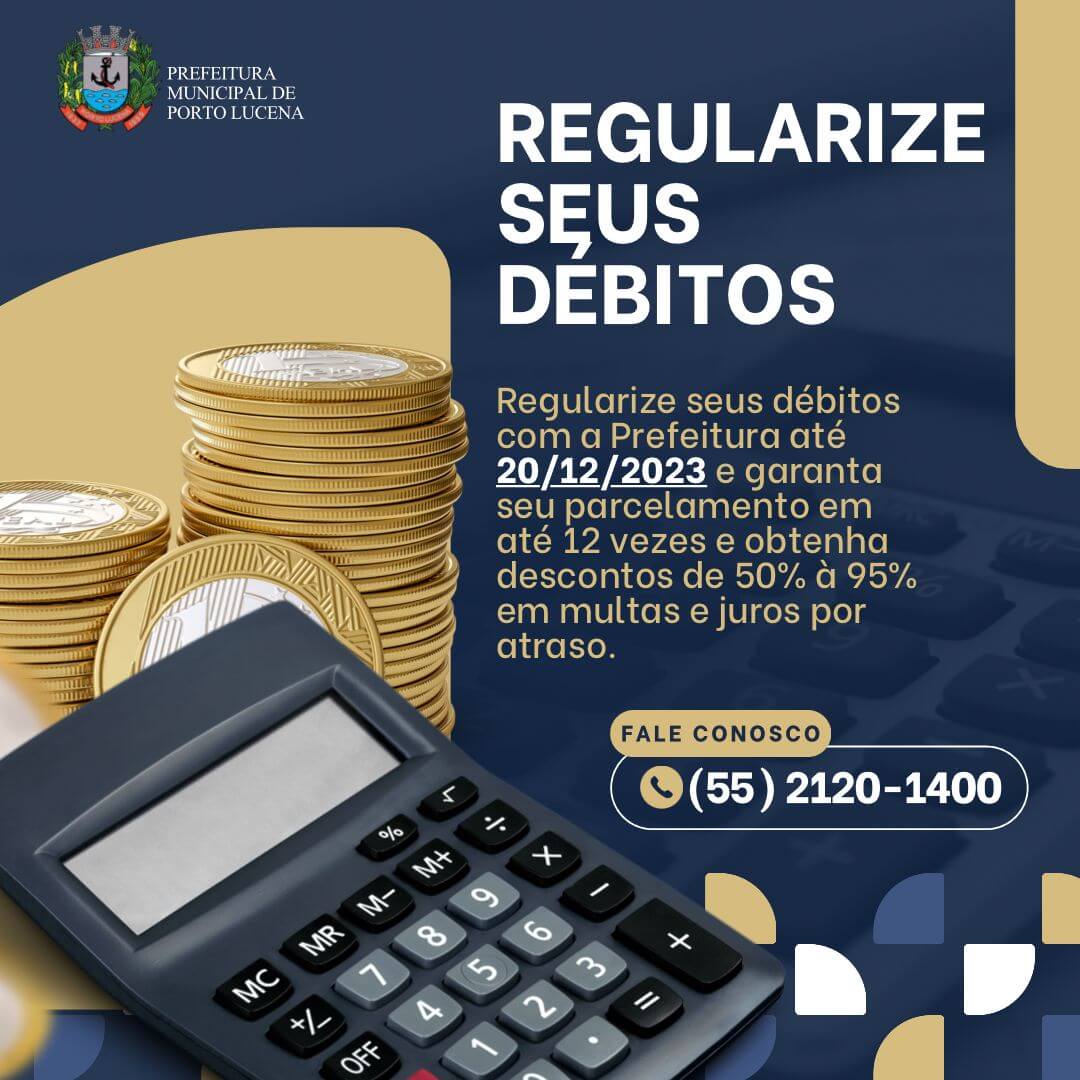 Descontos  de Juros e Multa  Moratória 